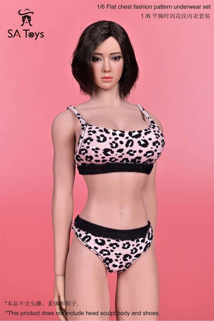 Toys & Hobbies [TOYBARJAPAN] SAtoys SA014 Beautiful Women's Fashion Sexy Girls' Sports Underwear Set for 16 Scale Action Figures, Compatible with