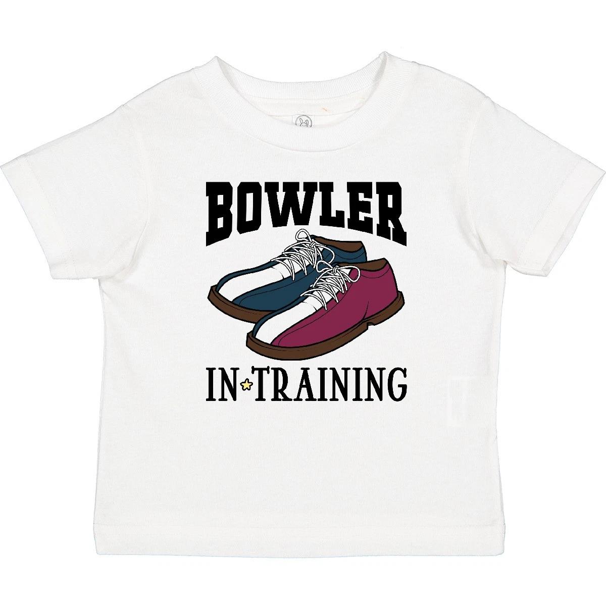 Inktastic Future Bowler Bowling Shoes Baby kids boys T-Shirt Bowl Sports Kids Infant Tees 120