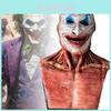 Scary Halloween Joker Jack Skellington Double Layer Latex Mask For Terrifying Costumes