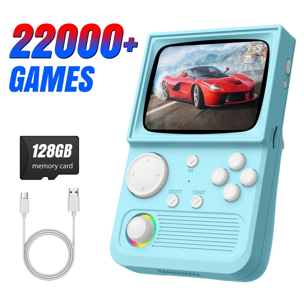 RG40 Retro Handheld Game Console EmuEMEC System 3.5'' IPS Screen Wi-Fi Multiplayer Portable Pocket Video Console