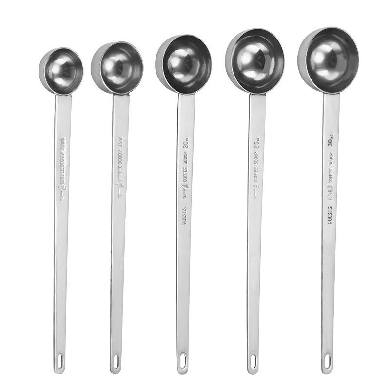 304 Edelstahl Messlöffel für Kaffee, Backen und Würzen