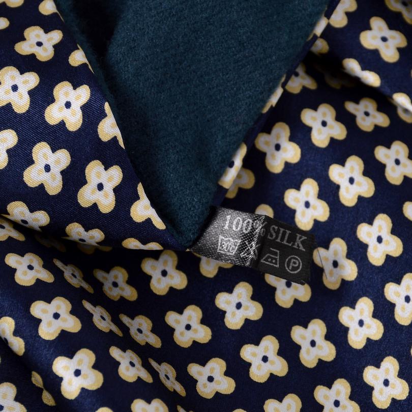 [BYSIFA] Winter Men Warm Scarves Thicken Fashion Luxury 100% Silk Male Business Long Scarf Cravat Navy Blue Neck Scarf 165*24cm