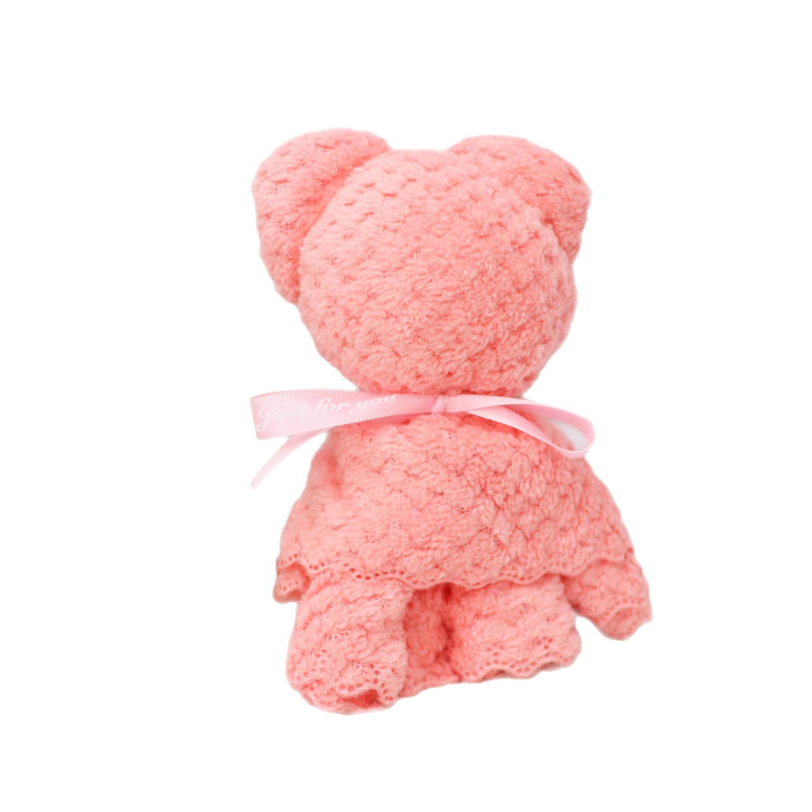 Personalized Pineapple Towel Bear Souvenir for Wedding Events White Bear