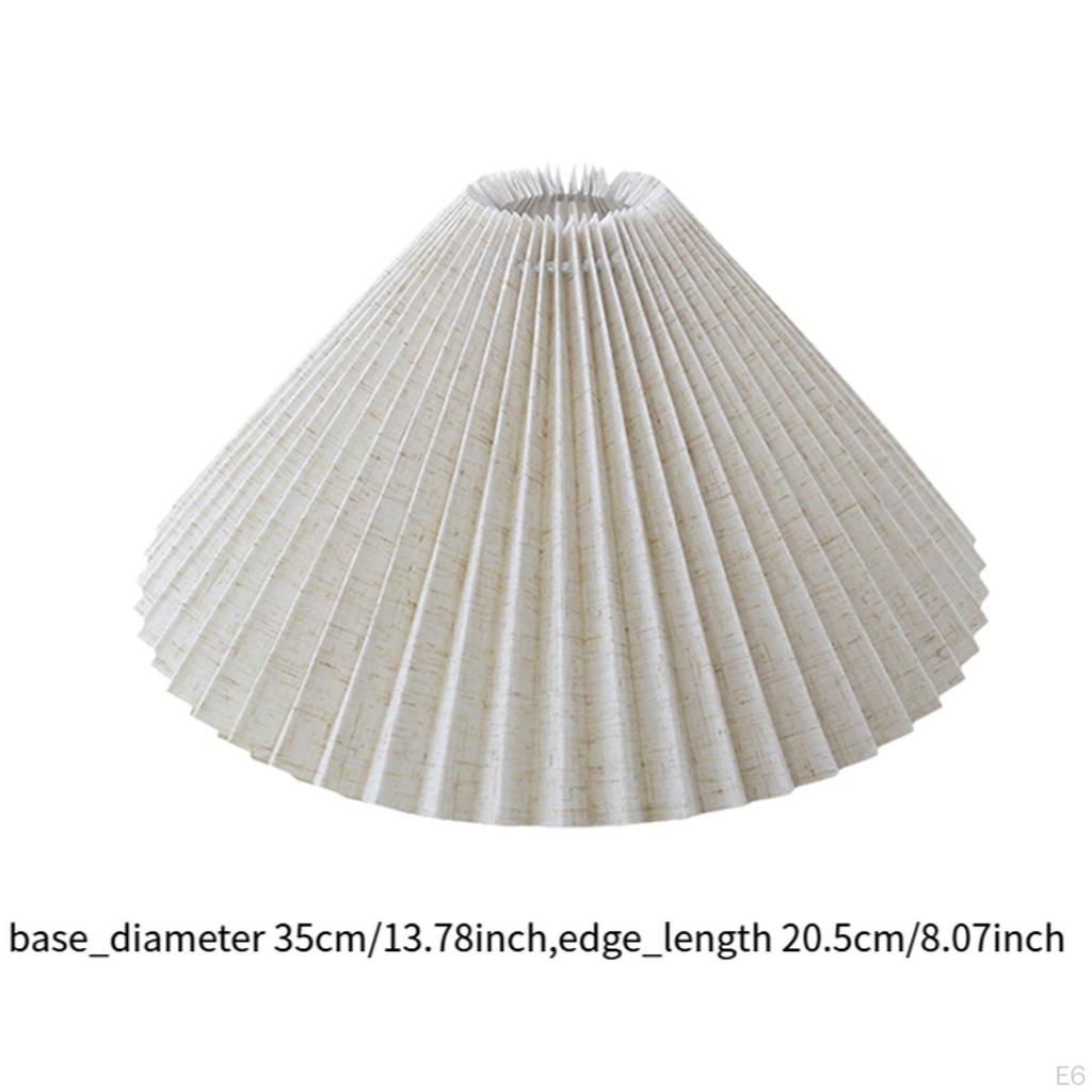 Pleated Lampshade Decorative Chandelier Shade Floor Light for Dining Room Bedroom Hotel Home
