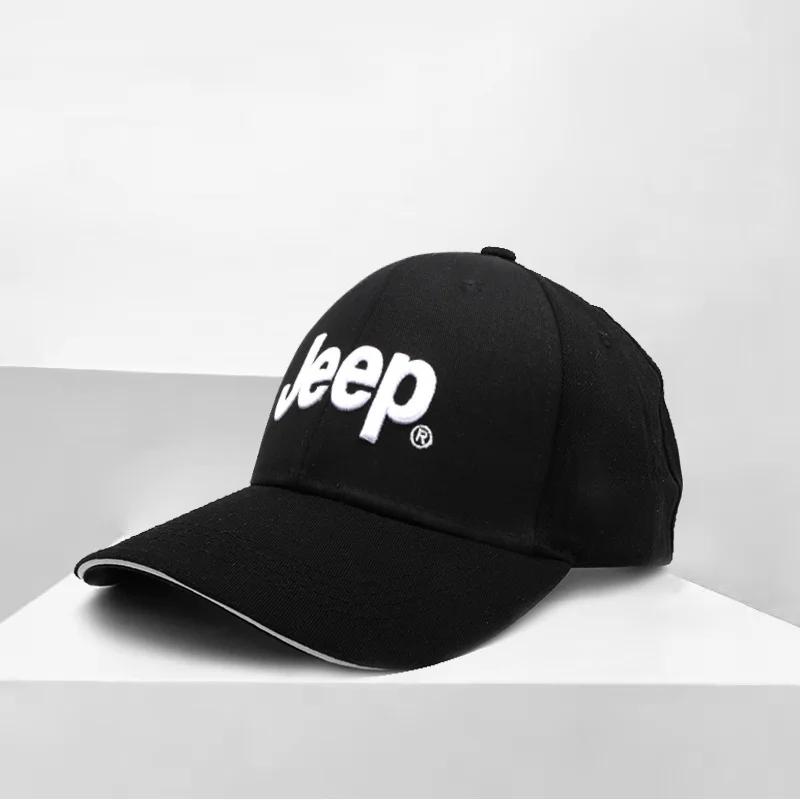 For Jeep Car Baseball Cap Outdoor Adjustable Casual Hats Sunscreen Hat For Jeep Renegade Wrangler JL JK Gladiator Grand Chero