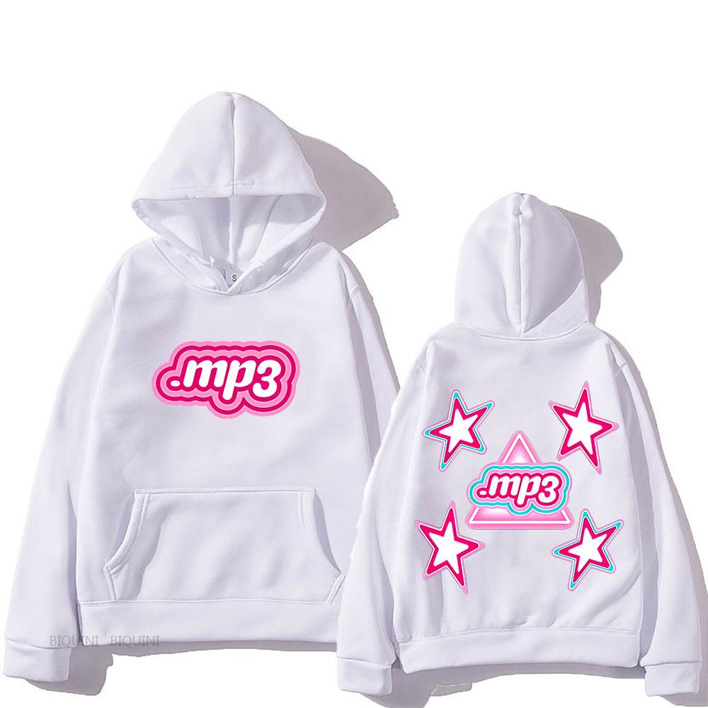 

Pink Mp3 Emilia Melnas Hooded Graphic Print Sweatshirt Hoodie Sweatshirt S