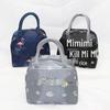 Aluminum Foil Insulated Bento Lunch Bag - Portable Lunch Box for Students