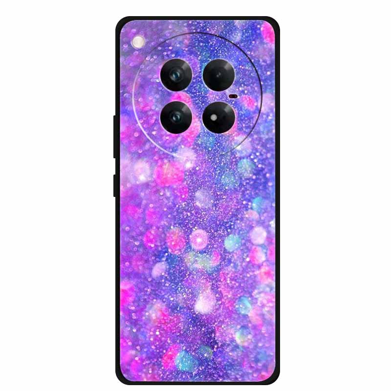 For Infinix Zero 40 5G Case Black Silicone TPU Painted Planet Cover Luxury Animal Case For Infinix Zero 40 4G Luxury FlowerFunda