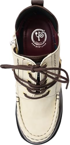 Yosuke Platform Sandals 2810102 Women's Ivory Combination Sandals, Sizes 24.0cm-24.5cm