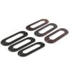 3pcs Metal Single Coil Pickup Mounting Ring for ST Style Guitar Replacements 10.5 X 4cm