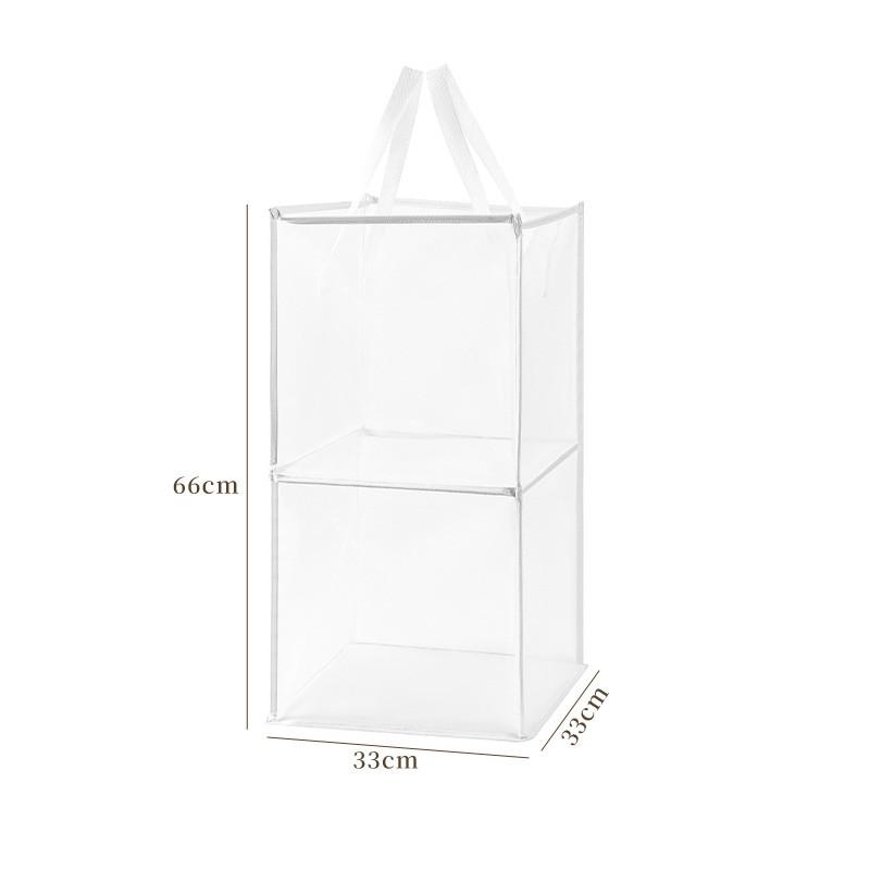 Plastic Collapsible Laundry Basket With Drainage For Home Organization And Storage