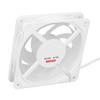 PWM PC Case Fan White MFDB Hydraulic Bearing 2200RPM Intelligent Temperature Control 7 Blades 4 Pin