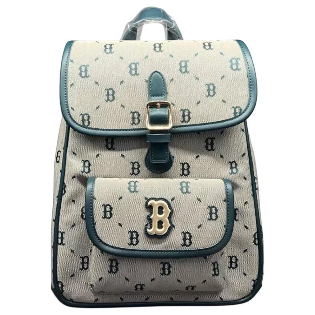 New MLB Polyester Backpack Regular Women's Green 7ABKMD74N-43BGL