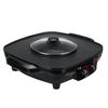 1800W 2 IN 1 Barbecue Hot Pot Elektrische Grillplatten Elektrische Grills Topf 220V Antihaft-BBQ-Grillplatte Home Hotpot Backplatte Home Hotpot