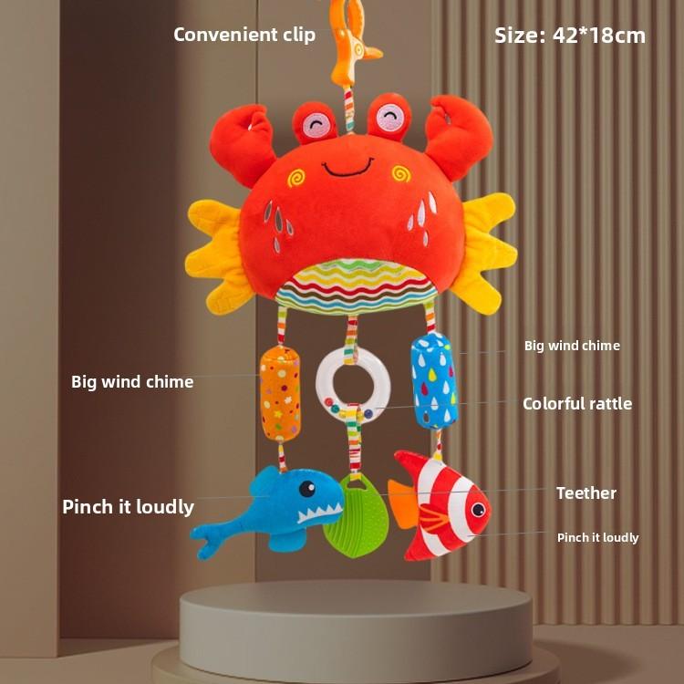 Babybett-Clip Auto-Spielzeug Hängende Glocke Mit Meeresdesign Für Säuglinge und Kleinkinder