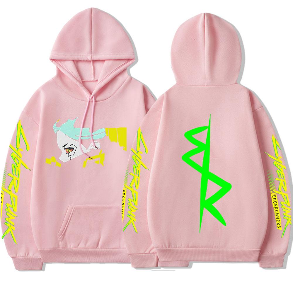 

Японське аніме Edgerunners David Hoodie Унісекс/жіноча толстовка з капюшоном Harajuku Streetwear Повсякденний спортивний костюм Великі толстовки L