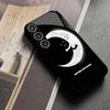 Moon Night Protective Exquisite High-end PhoneCase Glass TPU PhoneCase for Samsung Galaxy S26 S25 S24 S23 S22 S21 FE,Ultra,Plus