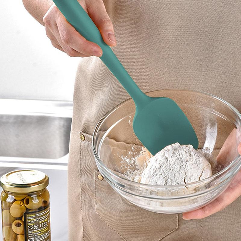 9 Pieces Silicone Bakeware Spatula Set Food Grade Non Stick Heat Resistant Spatulas Cooking Kitchen Essentials Baking Tools