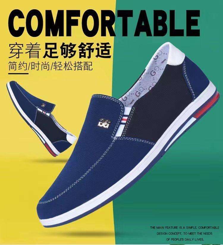 Stoffschuhe Herren atmungsaktiv und verschleißfest Canvas Freizeitschuhe desodorierend neue Modelle