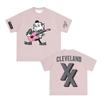 T-shirt Mgk X Cleveland Browns Stile Rapper Machine Gun Kelly Manica Lunga Comoda Top Hiphop Harajuku Estate