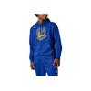Nike NBA Pullover Golden State Warriors Letter Print Hoodie Men Hoodies Blue FB4784-495