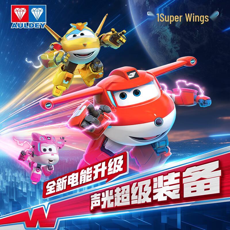 Auldey Super Wings Jett Super Gear Transforming Robot