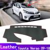 Leather Dashmat Accessories Car-Styling Dashboard Covers Pad Sunshade Dash Mat For Toyota Verso 2009~2018 AR20 SportsVan