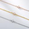 Single Zircon Circle Bead Bracelets For Women Stainless Steel Bracelet Summer Jewelry Couple Friends Accessories Gift