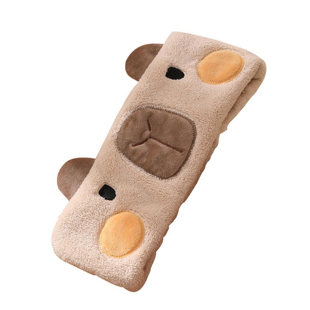 Elastic Women Shower Hairband Face Washing Headband Cute Capybara Plush Face Wash Hairband Home Makeup Headband