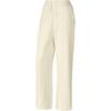 Sport Lifestyle Fleece Lined Soft Comfortable Knitted Sweatpants Women Bottoms Pearl-White P424W081-02EP