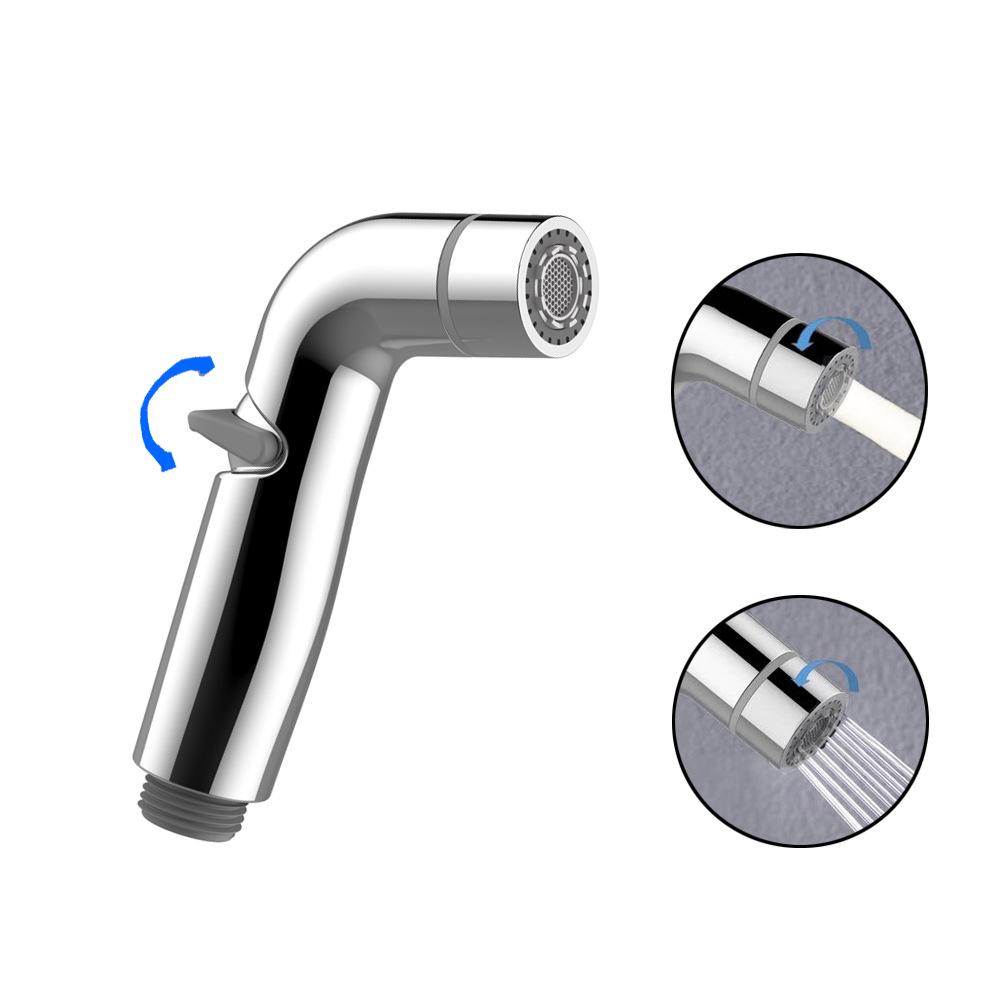 New Model Bidet Faucet Sprayer Set Plastic ABS Electroplated Toilet Companion Bidet Sprayer Nozzle Shower Spray Gun