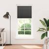 Black Pleated Roller Blind 90X200 Cm Fabric Width 89.4 Cm