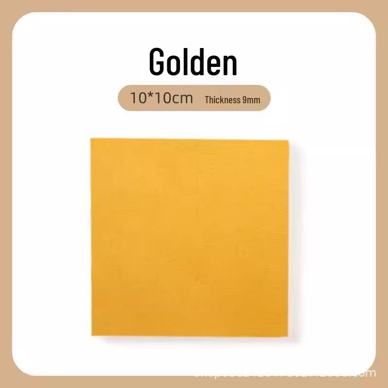 Thickened 9CM Square Card Paper for Brush Calligraphy: Semi-ripe, Hard Card for Wall Display