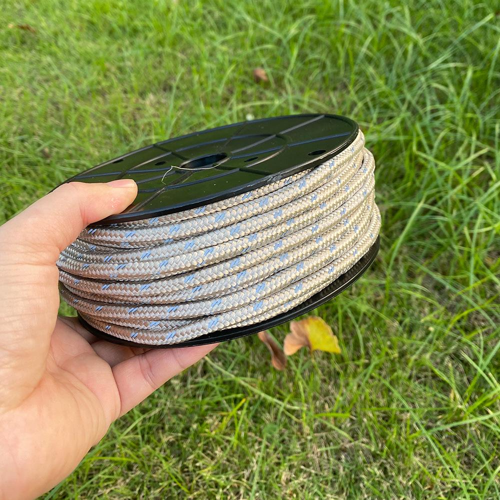 6mm x 30M Thickened Reflective Tent Rope - Portable Guy Rope for Camping