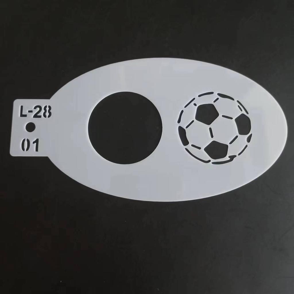 New Face Painting Stencils Templates Professional Body Art Dolphin Deer Butterfly Plastic Makeup Tools