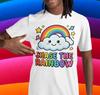 Chase The Rainbow Fun Motivational T-shirt | Novelty Tee