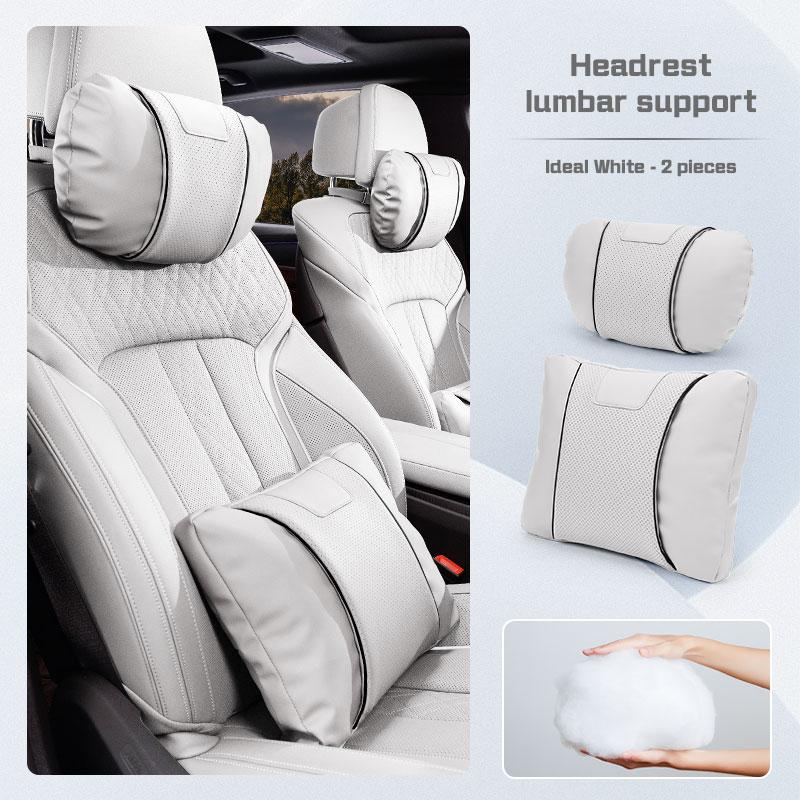 Car Neck Pillow Seat Headrest Lumbar Spine Protect For Hyundai I20 I30 Ix35 ix45 I40 KONA Encino Solaris Azera Accent Santa Fe
