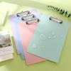 Morandi A4 Folder Clip Strong Metal Clip Multifunctional Clipboard Writing Pad Stationery Business Office Supplies Organizing