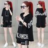 Women's Summer Sportswear Set: Trendy Sweatshirt and Shorts Two-Piece Suit (2021)