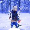 Anime Demon Slayer Kamado Nezuko Figure Kimetsu No Yaiba Hashibira Inosuke Action Figure Model Doll Toy Figurine Gift