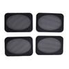 4Pcs Speaker Grill Covers Rectangular Metal Mesh Car Speaker Subwoofer Guard Protector Decoration