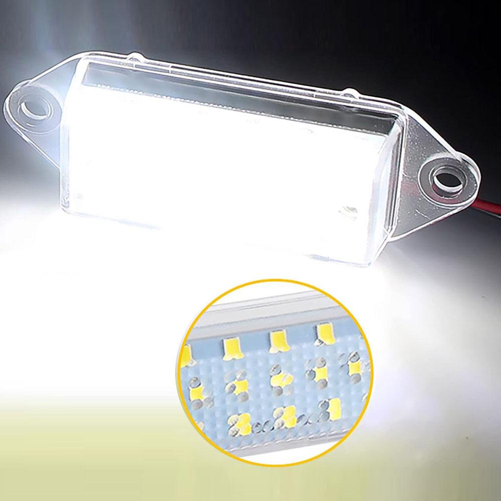 1 Pair White LED Licence Plate Light 8341A099 For Mitsubishi Lancer 2003-2017
