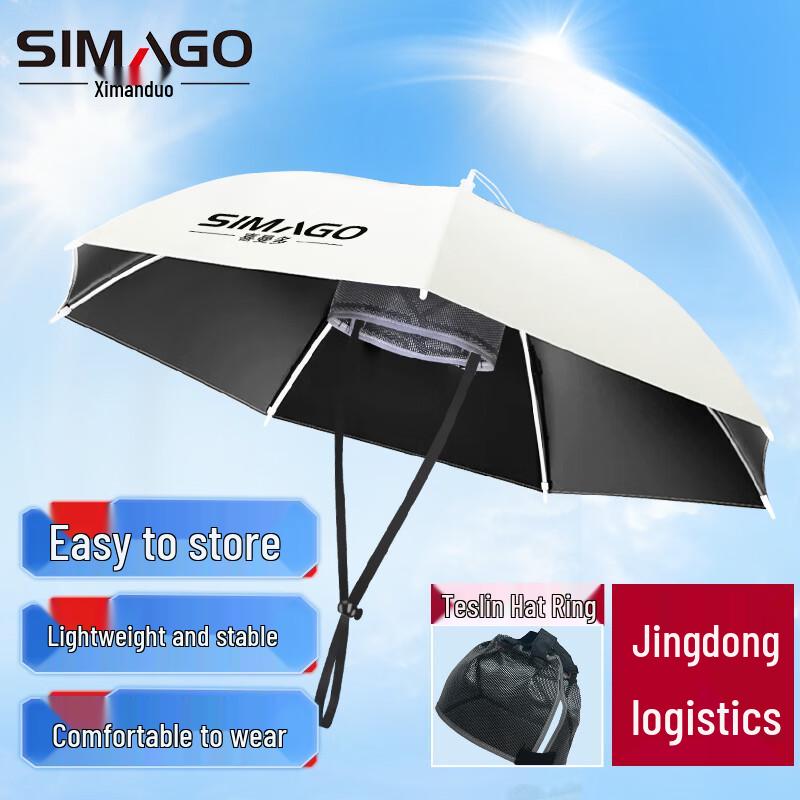 SIMAGO Hands-Free UV Protection Umbrella Hat