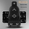 Cooling Summer Wooden Bead Car Seat Cushion with Lumbar Support