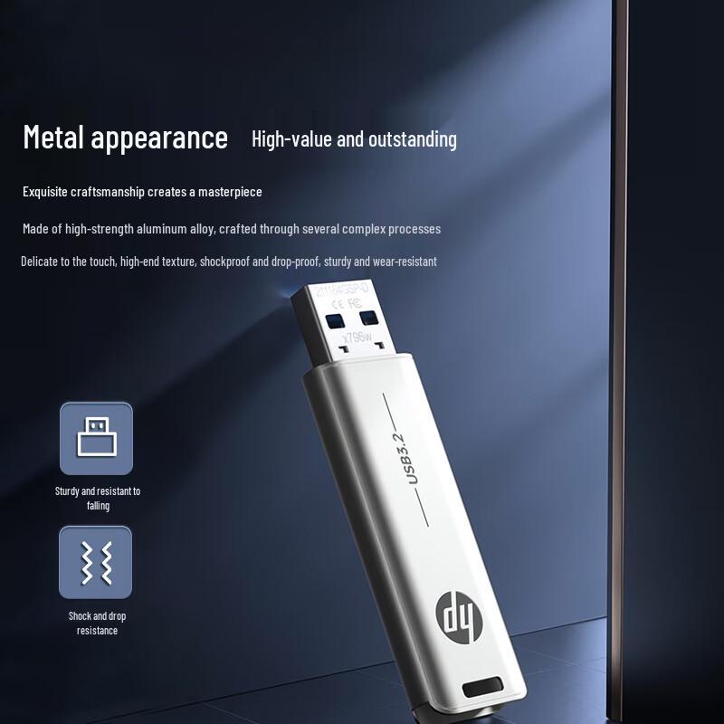 HP USB 3.2 High-Speed Metal USB Flash Drive