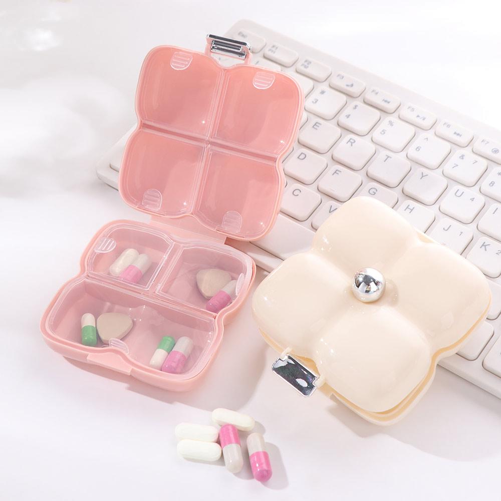Seven Days Pills Organizer Case Multiple Compartments Jewelry Storage Box Small Mini Pill Box  Home
