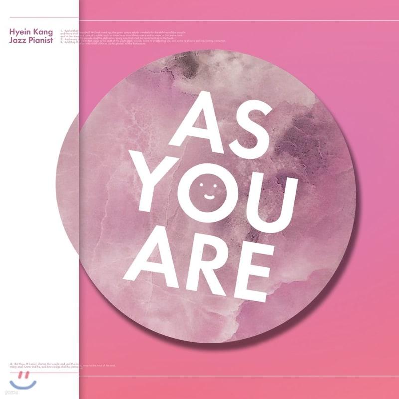 

Kang Hye-in - 1st regular album: As You Are