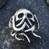 Adjustable Octopus Skull Ring Men Women Vintage Punk Rock Statement Jewelry Copper Electroplated Open Size