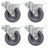 Day and Night - Day and Night Swivel Casters with Pin Hole 12 Pack 75mm