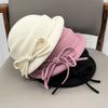 High-end French temperament Australian wool top hat women's new autumn and winter small basin hat high gram weight beret hat